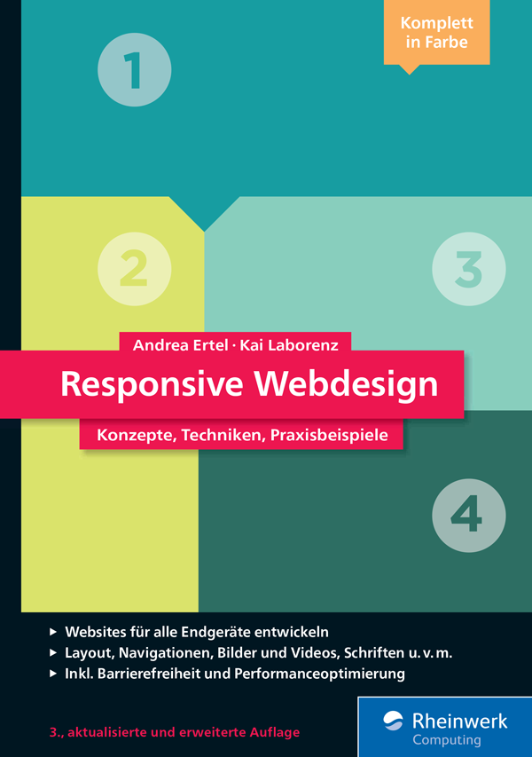 Cover: Responsive Webdesign Buch 3. Auflage